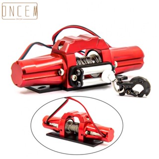 【ONCEMOREAGAIN】Double Motor Winch Electric Hoist Crane For 1/8 RC Crawler Car High Quality