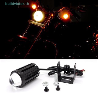 Buildvictor ไฟหน้ารถจักรยานยนต์ LED เลนส์โปรเจคเตอร์ สว่างมาก อุปกรณ์เสริม สําหรับรถจักรยานยนต์ TH