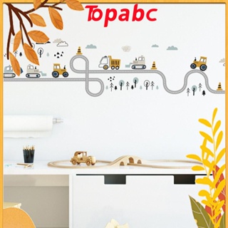 Top สติกเกอร์ PVC กันน้ํา ลอกออกได้ หลากสี สําหรับติดตกแต่งผนังห้องเด็กทารก เนอสเซอรี่