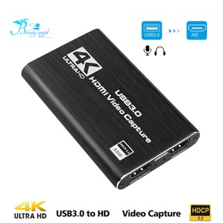 กล่องบันทึกวิดีโอ 4K 1080P 60Fps HD HDMI USB 3.0 PC สําหรับไลฟ์สด