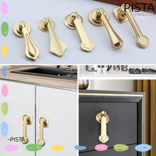 Pista 2 ชิ้น มือจับประตู จี้โลหะผสมสังกะสี ตู้ เฟอร์นิเจอร์ ฮาร์ดแวร์ ตู้ดึง