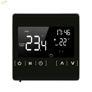 【VARSTR】Thermostat Programmable Temperature Wall Mounted AC85~240V All Touch Screen