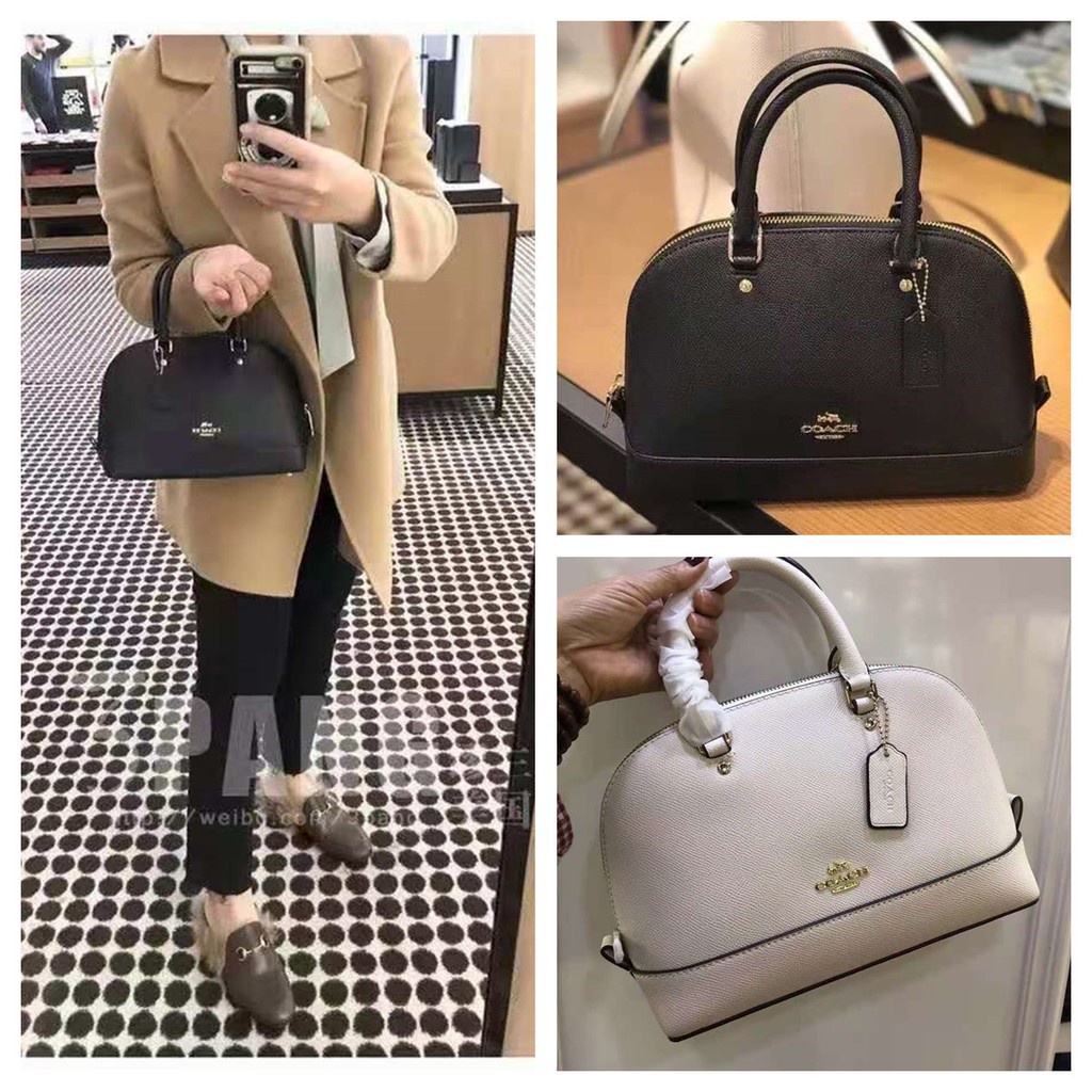 Mini Sierra Satchel F57555 F27583 กระเป๋าถือสตรีแฟชั่น COAC H กระเป๋าสะพายสุภาพสตรี