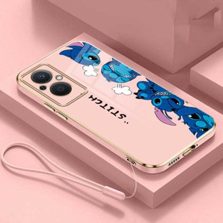 เคสโทรศัพท์มือถือ ขอบยางชุบ ป้องกันเต็มเลนส์ ลาย Stitch สําหรับ Xiaomi POCO M5 M5s M4 M3 Pro POCO M4 M3 5G POCO C40