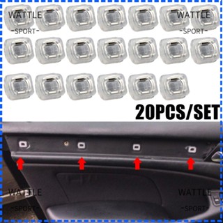 Wattle บักเกิลพลาสติก แบบเปลี่ยน อุปกรณ์เสริม สําหรับรถยนต์ BMW 3 Series E46 E90 E91 E92 E93 X5 E53 40 ชิ้น