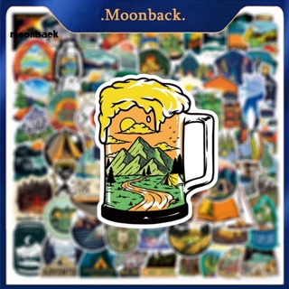 &lt;moonback&gt; สติกเกอร์ ลายขวดน้ํา ความหนืดสูง สําหรับติดตกแต่งกระเป๋าเดินทาง ตั้งแคมป์ เครื่องเขียน ของขวัญ 100 ชิ้น