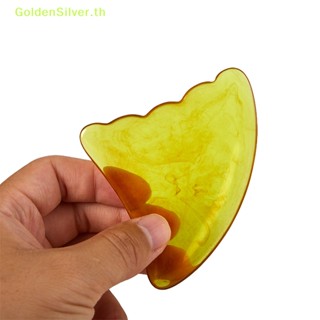 Goldensilver แผ่นกัวซาเรซิ่น สีเงิน สําหรับนวดใบหน้า สปา