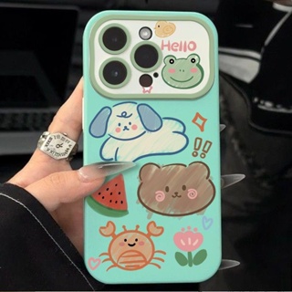 ใหม่ เคสโทรศัพท์มือถือนิ่ม ลาย Hello Puppy สําหรับ Apple Iphone 14promax 13pro 12 11 7p HY8C