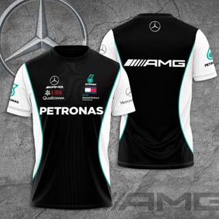 ฮอต!! เสื้อยืด พิมพ์ลาย Mercedes F1 AMG Petronas Racing 3D AOP ของขวัญ สําหรับผู้ชาย ไซซ์ S-5XL
