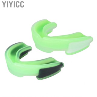 Yiyicc Shock Mouth Guard  Avoid  Grinding Flavored with Storage Box for Basketball Lacrosse  Hockey