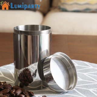 Lumiparty กระป๋องสเตนเลส แบบหนา สําหรับใส่เมล็ดกาแฟ ชา โกโก้ พาสต้า