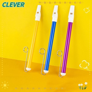 Clever นกหวีดสไลด์ คลาสสิก ของเล่นเครื่องดนตรี ฝึกกล้ามเนื้อปาก สําหรับเด็ก พ่อแม่ 2 ชิ้น