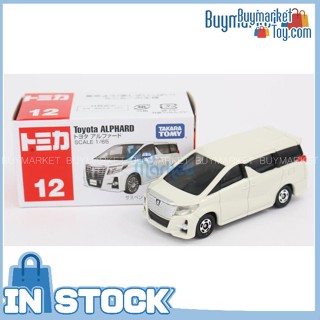 ใหม่ Takara Tomy Tomica #12 Toyota Alphard สีเหลือง Sca. 1/65 Diecast รถของเล่นญี่ปุ่น