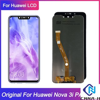 อะไหล่หน้าจอสัมผัส LCD 100% สําหรับ Huawei Nova 3 Huawei Nova 3i PAR-AL00 PAR-LX1M