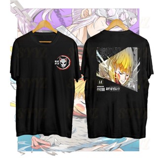 Demon Slayer Anime T Shirt Agatsuma Zenitsu street artists Tops Tees T-shirts Sports_03