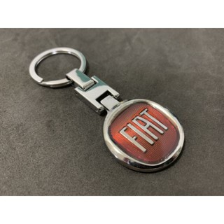 เคสรีโมตกุญแจรถยนต์ พวงกุญแจโลโก้รถยนต์ (FIAT) METAL KEYCHAIN