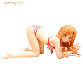 Amonghot&gt; ใหม่ ตุ๊กตาฟิกเกอร์อนิเมะญี่ปุ่น Art Online Yuuki Asuna ชุดว่ายน้ํา เซ็กซี่ 5 ซม.