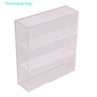 Amongspring&gt; ใหม่ ชั้นวางของ ตู้โชว์ ตู้กับข้าว เฟอร์นิเจอร์ ขนาดเล็ก หลายชั้น สําหรับตกแต่งบ้านตุ๊กตา 1:12 1 ชิ้น