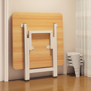 Ainakids โต๊ะรับประทานอาหาร สามารถพับเก็บได้ โต๊ะวางของอเนกป…