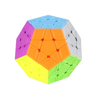 Fanxin รูบิคเมจิก 3x3 Megaminx 3x3x3 ไร้สติกเกอร์ Dodecahedron Speed Cube