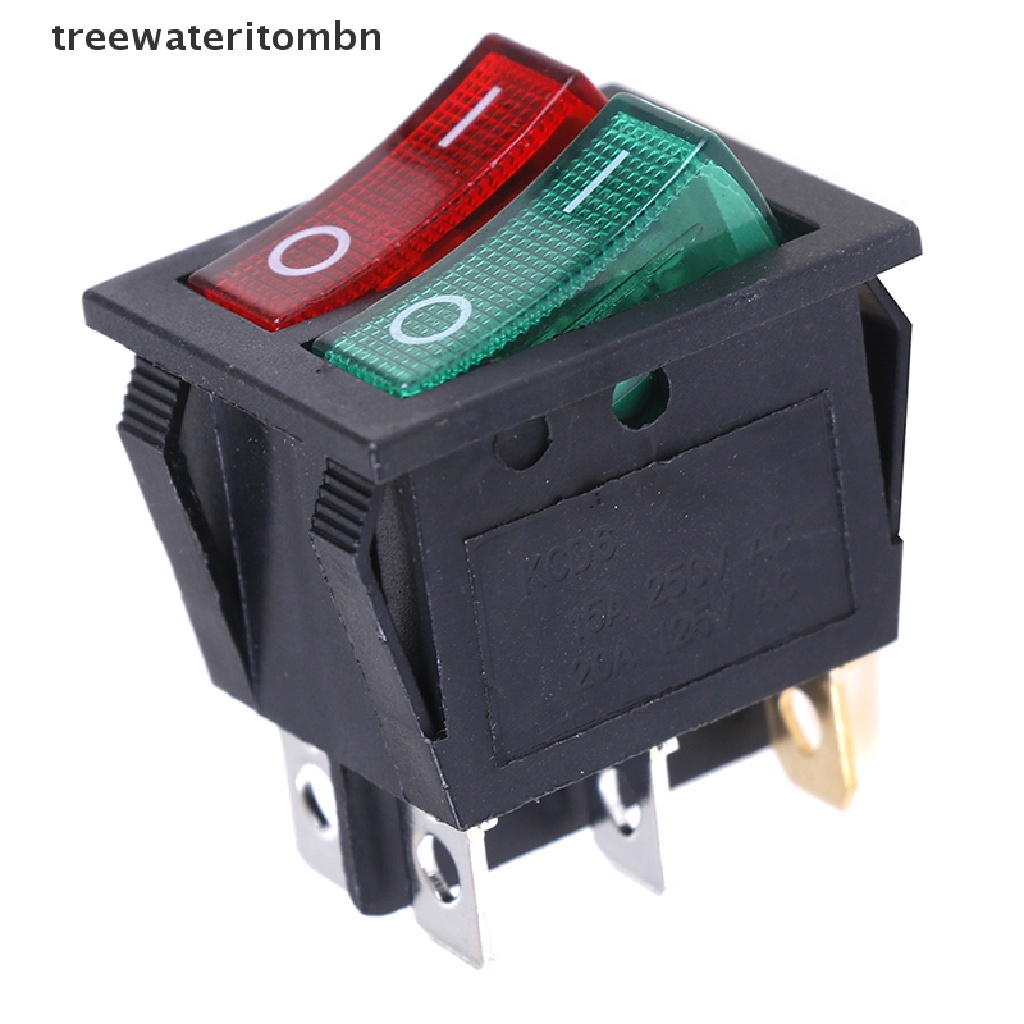 Tools 16 บาท Tt สวิตช์โยกเปิด ปิด 6 pin 250V 15A 125V 20A สีแดง สีเขียว สําหรับเรือ Home & Living