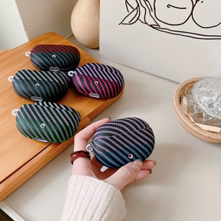 【พร้อมส่ง】เคสหูฟังคาร์บอนไฟเบอร์ พร้อมตะขอ สําหรับ Beats Studio Buds