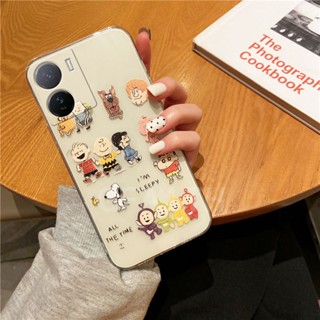 พร้อมส่ง เคสโทรศัพท์มือถือใส แบบนิ่ม ลายการ์ตูนสนูปปี้ สําหรับ Vivo iQOO Z7 Z7x 5G 2023 iQOOZ7 iQOOZ7x