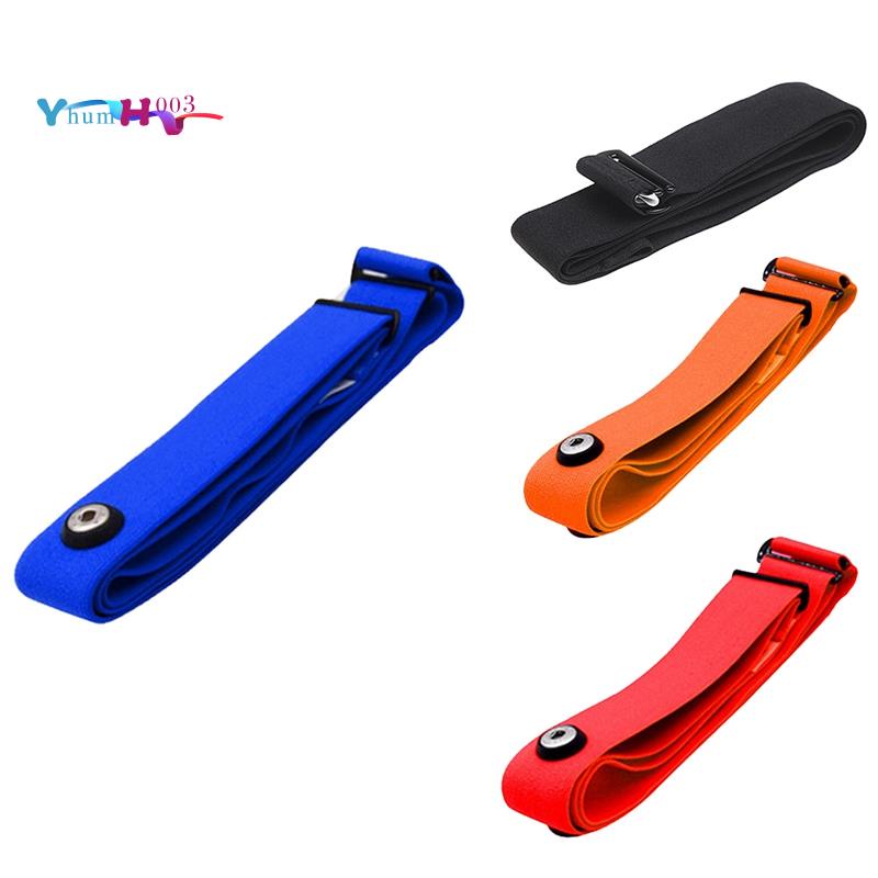 สายรัดเซนเซอร์วัดอัตราการเต้นของหัวใจ สายรัดนุ่ม ยืดหยุ่น สําหรับ Coospo Polar Wahoo Garmin Mount สีฟ้า