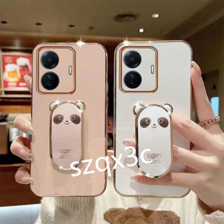 ใหม่ เคสโทรศัพท์มือถือแฟชั่น ลายการ์ตูนหมีแพนด้าน่ารัก ด้านหลัง สําหรับ Realme C55 NFC C33 10 Pro 5G Coca-Cola Edition RealmeC55