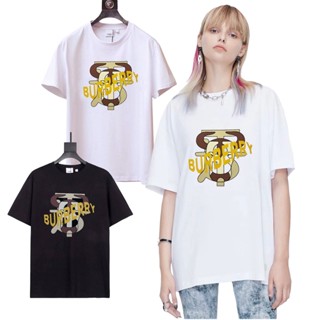 [Official] ️Baju Burberri Tshirt Men Clothes Tops T-shirts Baju T shirt Lelaki Fashion Printing