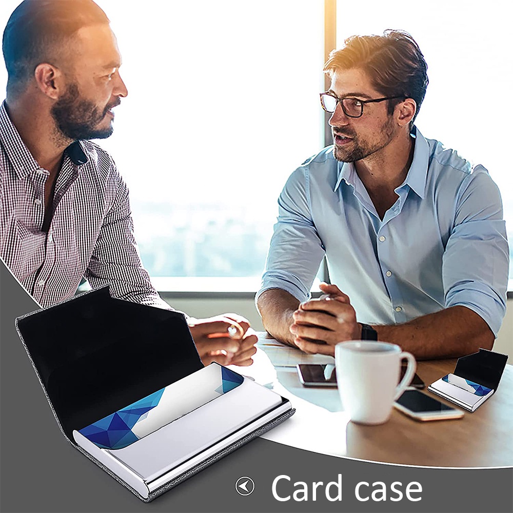 กล่องแสตนเลส ใส่บัตร นามบัตร เงิน ป้องกันการโจรกรรม RFID กล่องคลิปเงินการ์ดสแตนเลส ID Credit Card Holder Wallet