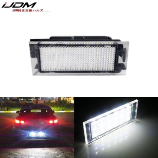 Ijdm โคมไฟ LED ติดป้ายทะเบียนรถยนต์ สีขาว แบบเปลี่ยน สําหรับ Renault Clio Laguna Megane Twingo Trafic Master Vel Satis Flence Logan 2 3 4 Opel Movano 12V OEM 1 ชิ้น 8200480127