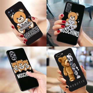 เคสโทรศัพท์มือถือ TPU แบบนิ่ม ลาย BS34 Moschino สําหรับ Oppo A78 A56s A58X A55 4G A16K A16e A1 A1x Reno8 T 5G Find X6 Pro