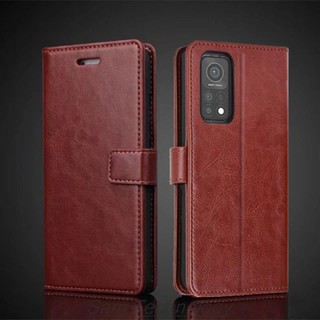 เคสโทรศัพท์หนัง Pu ฝาพับ พร้อมช่องใส่บัตร สไตล์เรโทร สําหรับ Xiaomi Mi 10T Pro 5G 10T Pro 5G 4 5 5S Plus