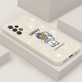 เคสโทรศัพท์มือถือ TPU นิ่ม ลายการ์ตูนแมวอวกาศ สําหรับ Samsung Galaxy S23 S20 S21 S22 S10 PLUS ULTRA S20 FE S21fe S20fe S11E NOTE 10 20 PLUS ULTRA M52 J4 J6 J7 PRO Prime