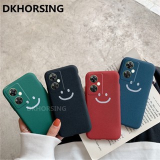 เคสโทรศัพท์มือถือ ผิวด้าน ลายหน้ายิ้มน่ารัก สําหรับ OnePlus NORD CE3 Lite NORD CE 3 Lite 5G ONE PLUS NORD CE3 Lite 2023