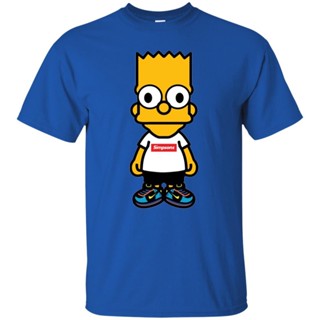 เสื้อยืดพิมพ์ลายแฟชั่น Lint9 เสื้อยืด ผ้าฝ้าย 100% พิมพ์ลาย Bart Simpson พลัสไซซ์ สําหรับผู้ชาย ใส่เล่นกีฬา ฟิตเนส _02