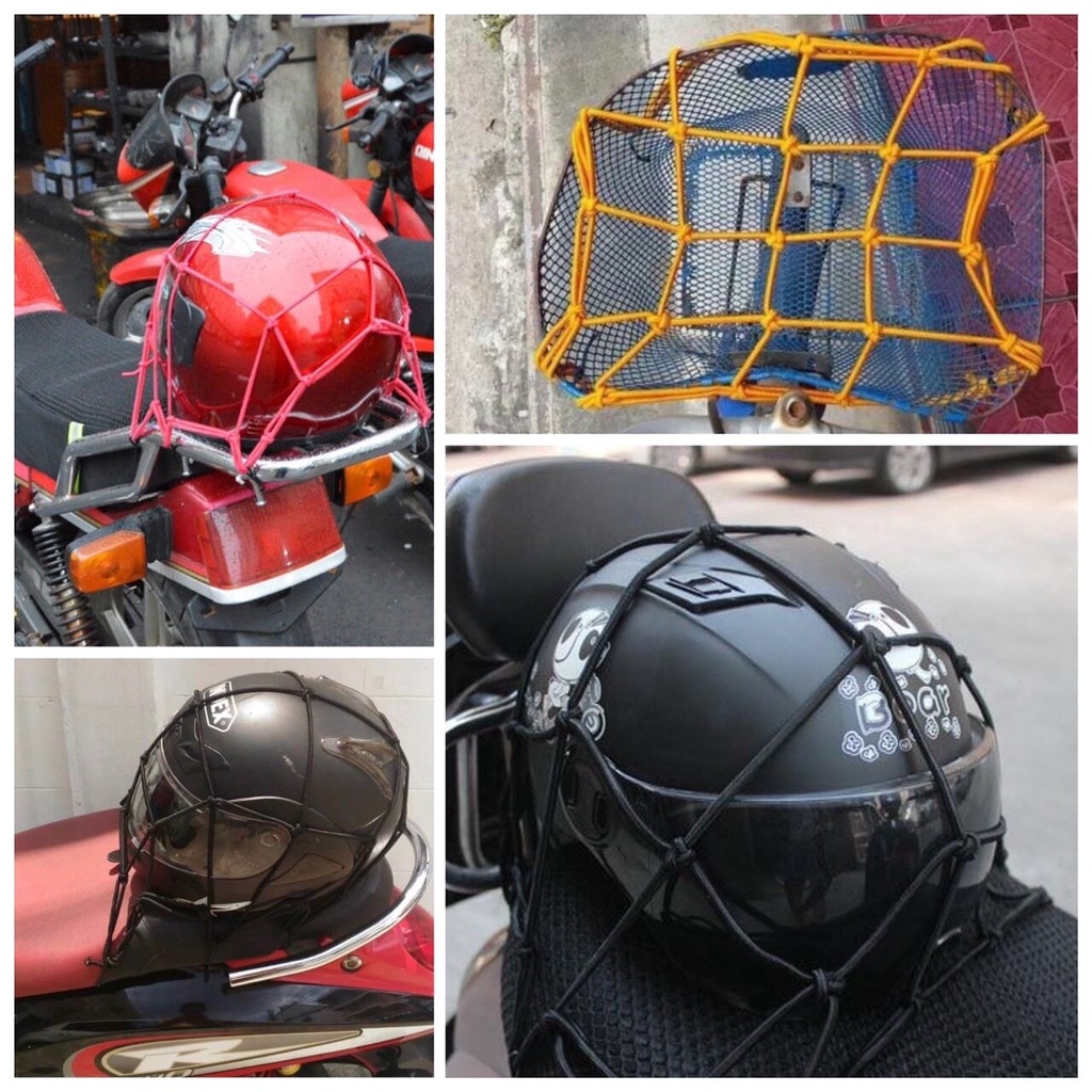 💕 ตาข่าย รัดของ เกี่ยวของ คลุมของ สายรัดตระกร้า มีตะขอ ขนาด 40x40 ซม. อเนกประสงค์ ยึดแน่น แข็งแรง 💕 - รูปที่ 3