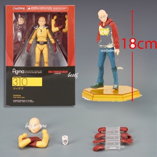 ตุ๊กตา One Punch Man Figma 310# โมเดลฟิกเกอร์ Saitama Articulado ของเล่นสําหรับเด็ก