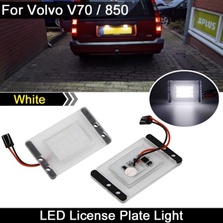 ไฟท้ายรถยนต์ LED ความสว่างสูง สีขาว สําหรับ Volvo V70 XC 1997-2000 Volvo 855 1993-1997 2 ชิ้น