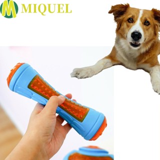 MIQUEL Durable Throwing Flying Disc Squeaky Interactive Toys Dog Toy Chewing Bite Resistant for Middle,Large Dogs Creative Shape Dog Training Tools Floating Rubber Dog Teeth Cleaning