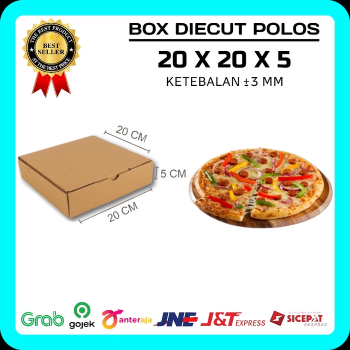 DIETA 20x20x5 PLAIN CARDBOARD/THICK CARDBOARD/PIZA CARDBOARD/การ์ดใหม่/การ์ดแพ็คการ์ด
