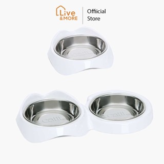 Catit Feeding Dish Single, Double ชามให้อาหารสัตว์เลี้ยง ชามให้อาหารแมว สุนัข