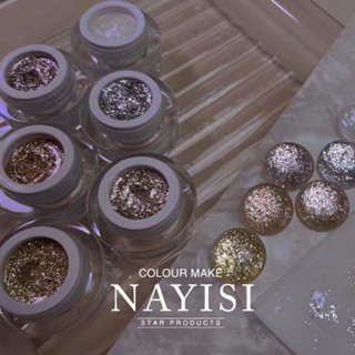 Nns กาวแพลตตินัม ความหนาแน่นสูง Nayisi 6 สี สําหรับตกแต่งเล็บ