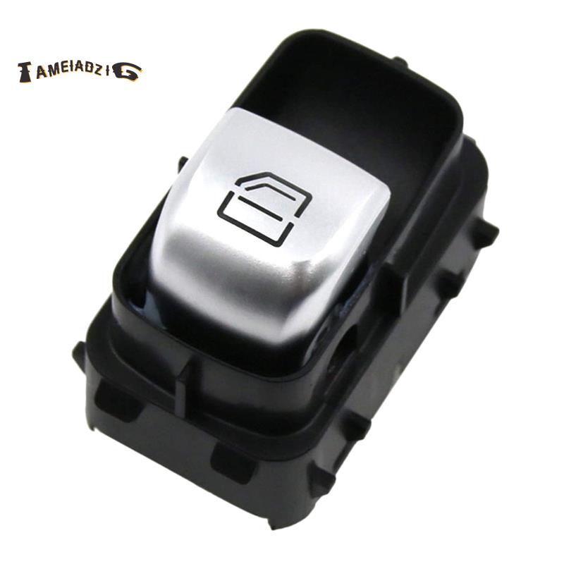 ⭐สวิตช์กระจกประตูผู้โดยสารด้านขวาสำหรับ Mercedes-Benz W205 S205 X253 C253 Clase C AMG 2059051513 สีดำ (สีดำ)