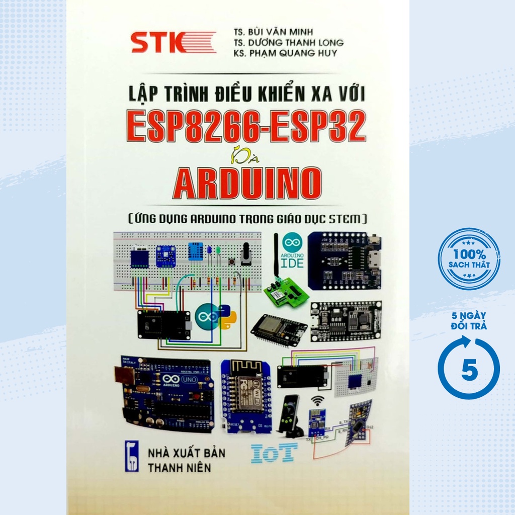 หนังสือ - การเขียนโปรแกรมรีโมทคอนโทรลพร้อม ESP8266, ESP32 และ Arduino - STK