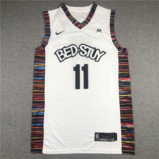 เสื้อกีฬาแขนสั้น ลายทีม NBA jersey Brooklyn Nets No. 2021 เสื้อกีฬาบาสเก็ตบอล สีขาว 11 Irving 2020 236223