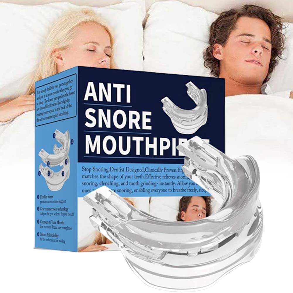 Adjustable Honex Anti Snoring Mouthpiece Reduce Snoring Aid, Snore Solution for Comfort