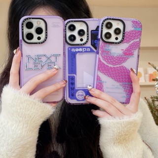 เคสโทรศัพท์มือถือ ลายงู AESPA สีดํา สําหรับ Apple iPhone 13 12promax iphone11 xsmax 78plus 14promax 14plus 78plus