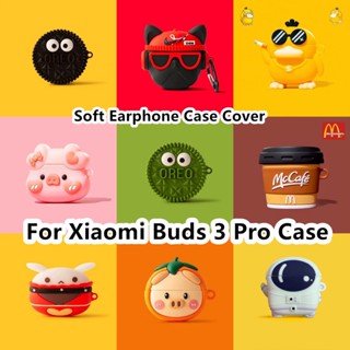 เคสหูฟัง แบบนิ่ม ลายการ์ตูนน่ารัก สําหรับ Xiaomi Buds 3 Pro 3 Pro